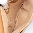 GUCCI Micro GG Supreme Shoulder Bag PVC Beige Gold Auth BA7969-18