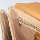 GUCCI Micro GG Supreme Shoulder Bag PVC Beige Gold Auth BA7969-21