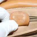 GUCCI Micro GG Supreme Shoulder Bag PVC Beige Gold Auth BA7969-24