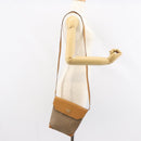 GUCCI Micro GG Supreme Shoulder Bag PVC Beige Gold Auth BA7969-25