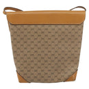 GUCCI Micro GG Supreme Shoulder Bag PVC Beige Gold Auth BA7969-3