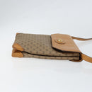 GUCCI Micro GG Supreme Shoulder Bag PVC Beige Gold Auth BA7969-4