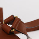 GUCCI Bamboo Backpack Leather Brown Gold 003 2058 0030 Auth BA7970-10