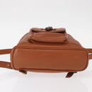 GUCCI Bamboo Backpack Leather Brown Gold 003 2058 0030 Auth BA7970-13