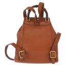 GUCCI Bamboo Backpack Leather Brown Gold 003 2058 0030 Auth BA7970-3