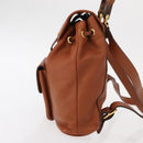 GUCCI Bamboo Backpack Leather Brown Gold 003 2058 0030 Auth BA7970-4