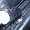 GUCCI Hand Bag Leather 2way Black Silver Auth BA7972-23