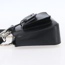 GUCCI Hand Bag Leather 2way Black Silver Auth BA7972-4