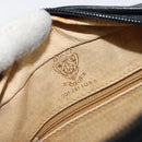 GUCCI Shoulder Bag Leather Black Gold Auth BA7973-17