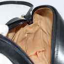 GUCCI Shoulder Bag Leather Black Gold Auth BA7973-19