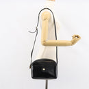 GUCCI Shoulder Bag Leather Black Gold Auth BA7973-23