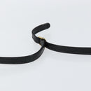 GUCCI Shoulder Bag Leather Black Gold Auth BA7973-8