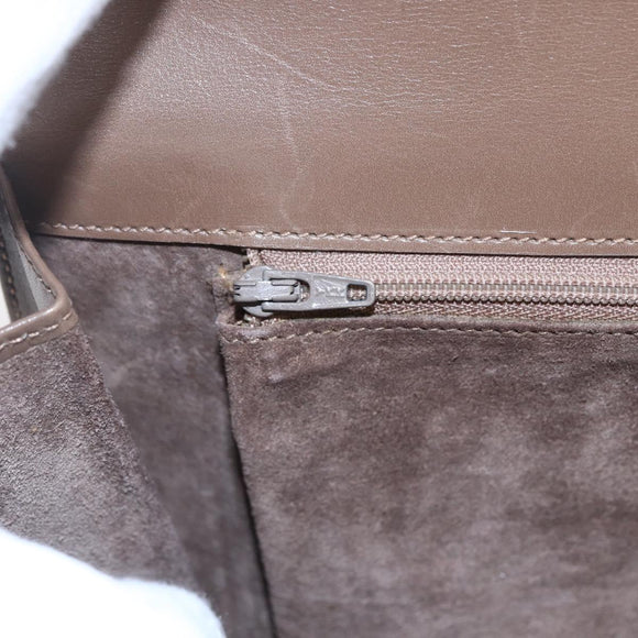 GUCCI Shoulder Bag Leather Beige Gold 001 099 0622 Auth BA7974