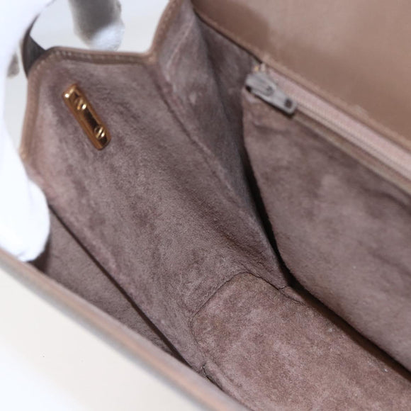 GUCCI Shoulder Bag Leather Beige Gold 001 099 0622 Auth BA7974