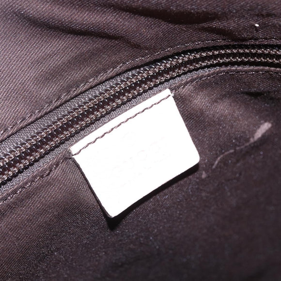 GUCCI GG Canvas Sherry Line Tote Bag Beige Gold 131233 Auth BA7975