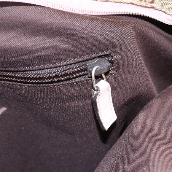 GUCCI GG Canvas Sherry Line Tote Bag Beige Gold 131233 Auth BA7975