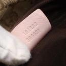 GUCCI GG Canvas Sherry Line Tote Bag Beige Gold 131233 Auth BA7975-12