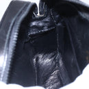 GUCCI Shoulder Bag Leather Black Gold Auth BA7977-19