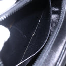 GUCCI Shoulder Bag Leather Black Gold Auth BA7977-20