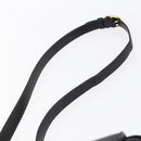 GUCCI Shoulder Bag Leather Black Gold Auth BA7977-8