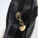 Salvatore Ferragamo Vala Shoulder Bag Leather Black Gold Auth BA7980-10