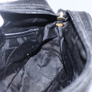 Salvatore Ferragamo Vala Shoulder Bag Leather Black Gold Auth BA7980-17