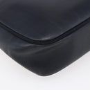 Salvatore Ferragamo Vala Shoulder Bag Leather Navy Gold Auth BA7981-16