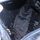 Salvatore Ferragamo Vala Shoulder Bag Leather Navy Gold Auth BA7981-11