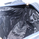 Salvatore Ferragamo Vala Shoulder Bag Leather Navy Gold Auth BA7981-19