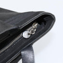 Salvatore Ferragamo Vala Hand Bag Suede Black Gold Auth BA7982-10