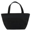 Salvatore Ferragamo Vala Hand Bag Suede Black Gold Auth BA7982-2
