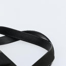 Salvatore Ferragamo Vala Hand Bag Suede Black Gold Auth BA7982-8