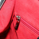 Salvatore Ferragamo Gancini Tote Bag Leather Black Silver Auth BA7983-20