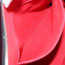 Salvatore Ferragamo Gancini Tote Bag Leather Black Silver Auth BA7983-21