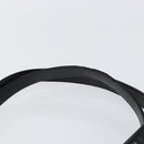 Salvatore Ferragamo Gancini Tote Bag Leather Black Silver Auth BA7983-8