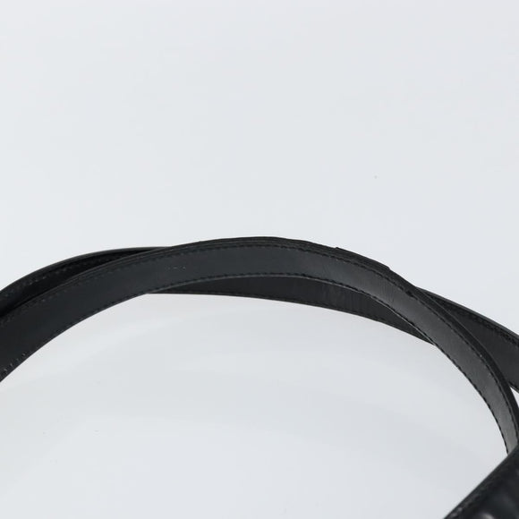 Salvatore Ferragamo Gancini Tote Bag Leather Black Silver Auth BA7983