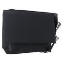 Salvatore Ferragamo Vala Shoulder Bag Canvas Black Silver Auth BA7986-1