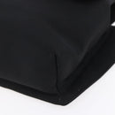 Salvatore Ferragamo Vala Shoulder Bag Canvas Black Silver Auth BA7986-9