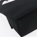 Salvatore Ferragamo Vala Shoulder Bag Canvas Black Silver Auth BA7986-16