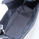 Salvatore Ferragamo Vala Shoulder Bag Canvas Black Silver Auth BA7986-10