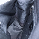 Salvatore Ferragamo Vala Shoulder Bag Canvas Black Silver Auth BA7986-19