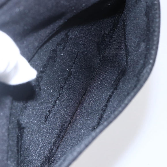 Salvatore Ferragamo Vala Shoulder Bag Canvas Black Silver Auth BA7986