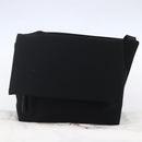 Salvatore Ferragamo Vala Shoulder Bag Canvas Black Silver Auth BA7986-12