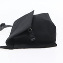 Salvatore Ferragamo Vala Shoulder Bag Canvas Black Silver Auth BA7986-3