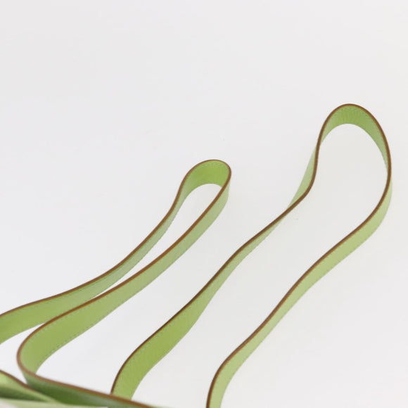 Salvatore Ferragamo Backpack Suede Green Gold Auth BA7987