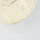 Salvatore Ferragamo Gancini Tote Bag Leather Silver White Auth BA7989-16