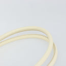 Salvatore Ferragamo Gancini Tote Bag Leather Silver White Auth BA7989-14