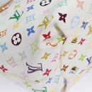 LOUIS VUITTON Monogram Multicolor Annie GM Tote Bag White M40303 LV Auth BA798M-8