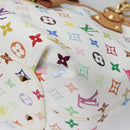 LOUIS VUITTON Monogram Multicolor Annie GM Tote Bag White M40303 LV Auth BA798M-11