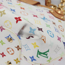 LOUIS VUITTON Monogram Multicolor Annie GM Tote Bag White M40303 LV Auth BA798M-17